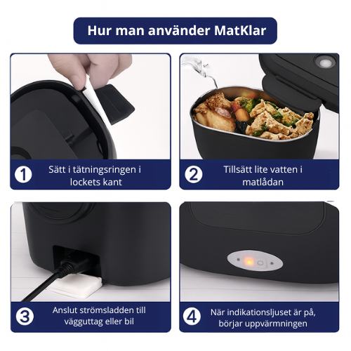 MatKlar™ – Självvärmande Matlåda